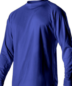 Centennial Royal Workout Shirt Longsleeve<br/> (Patch Center Top)