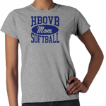 HBQVB Softball Grey T-Shirt