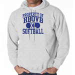 HBQVB Softball Grey Sweatshirt